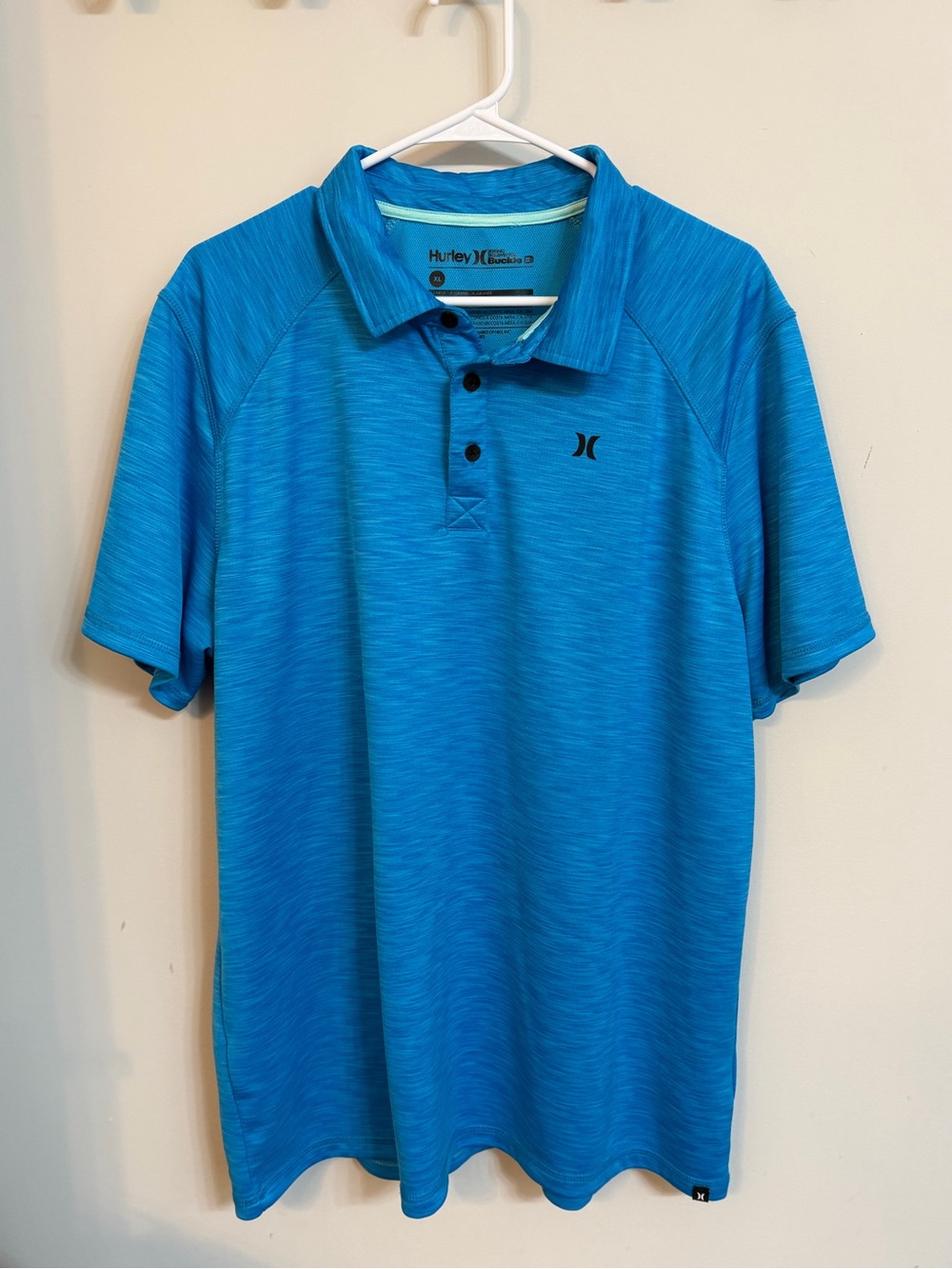 Hurley Buckle Nike Blue Short-Sleeve Polo